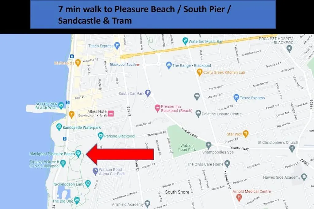 Hidden Gem W/ Parking Short Walk To Pleasure Beach Blackpool United Kingdom
